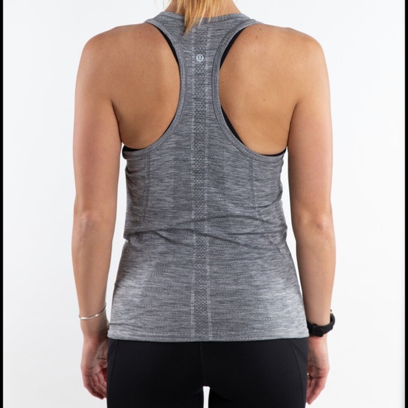 lululemon athletica Tops - Lululemon Swiftly racerback tank Grey